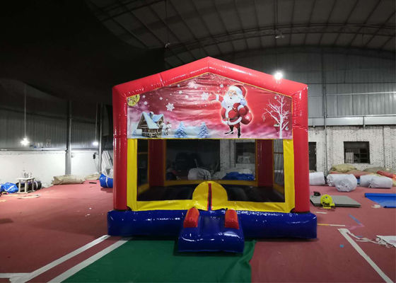 PVC 0.55mm Adult Size Bounce House Customized Color For Amusement Park