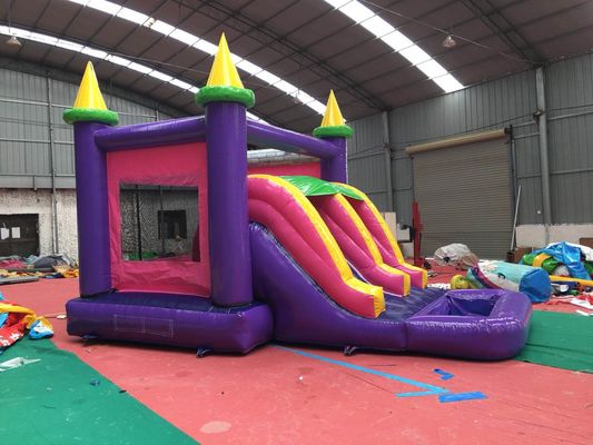 Industrial Inflatable Slide And Bounce House Durable Double Zippers