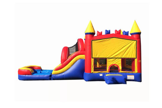 Durable Ultimate Combo Inflatable Bounce House UV Protective 4M x 4M x 4M