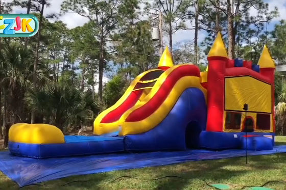 Durable Ultimate Combo Inflatable Bounce House UV Protective 4M x 4M x 4M