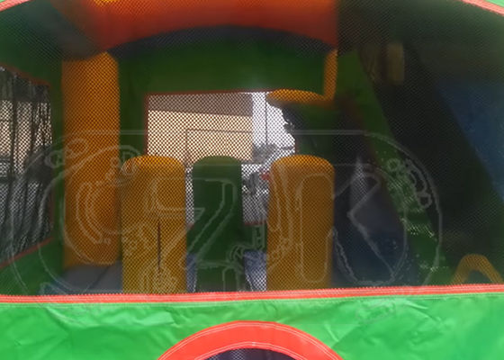 Safety Inflatable Jumping Castle / Magic Castle Bounce House 0.55mm PVC