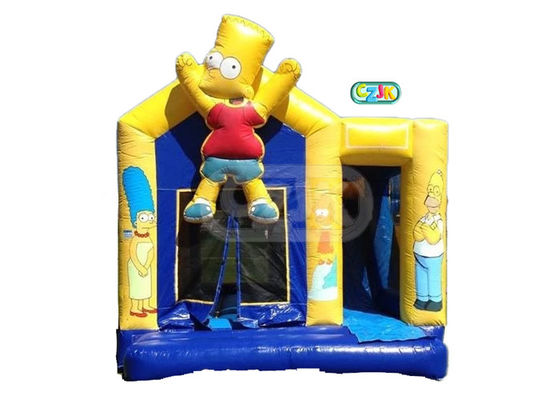 Simpsons Character Adult Size Bounce House For Party SGS Certification