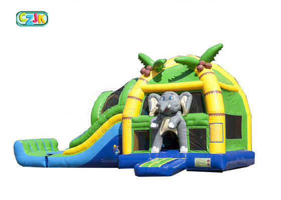 Elephant Bouncer House Inflatable Castle Gasoline Resistant Leak Proof