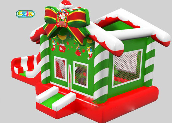 Child Party Pvc Outdoor Christmas Commercial Bouncing Castle With Blower