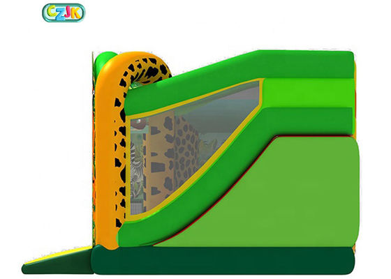 Customized Inflatable Bounce House Combo Safari Park Bounce Castle 3 Years Warranty